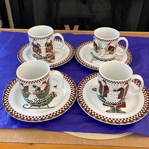 Debbie Mumm Santa’s Spirit Coffee Dessert Set